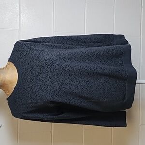 Mondetta Dark Grey Black Leopard Print Soft Tencel Blend Tee Shirt Top Oversized